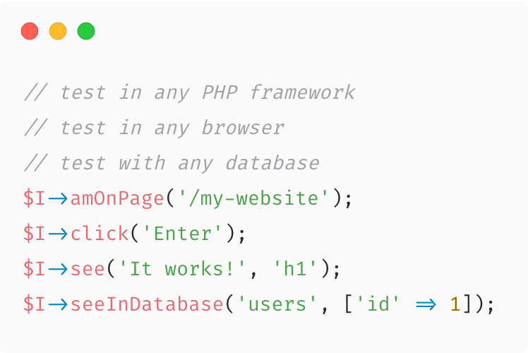 Codeception: Tool für UA- & E2E Tests