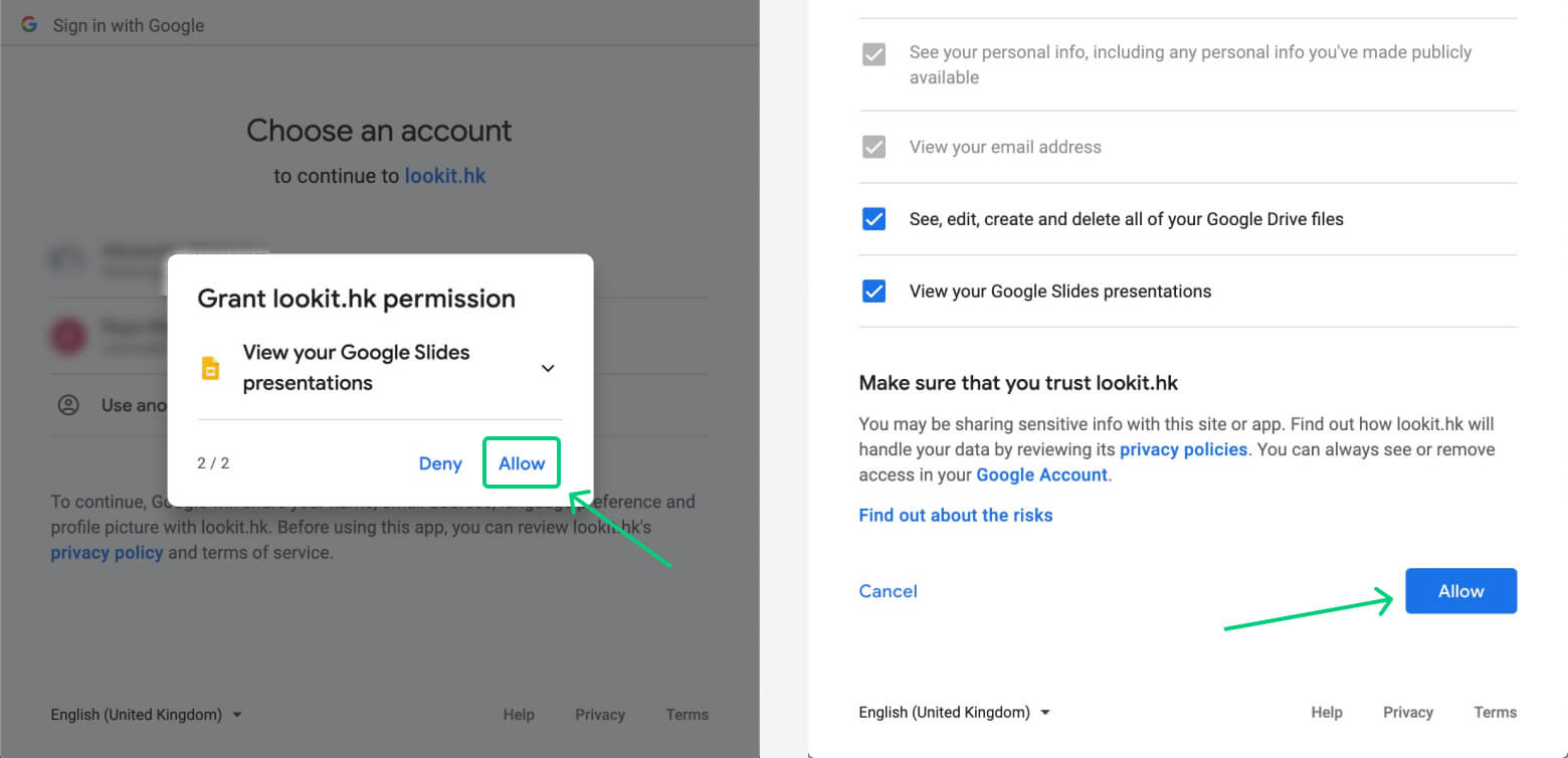 Verifying google slides 1