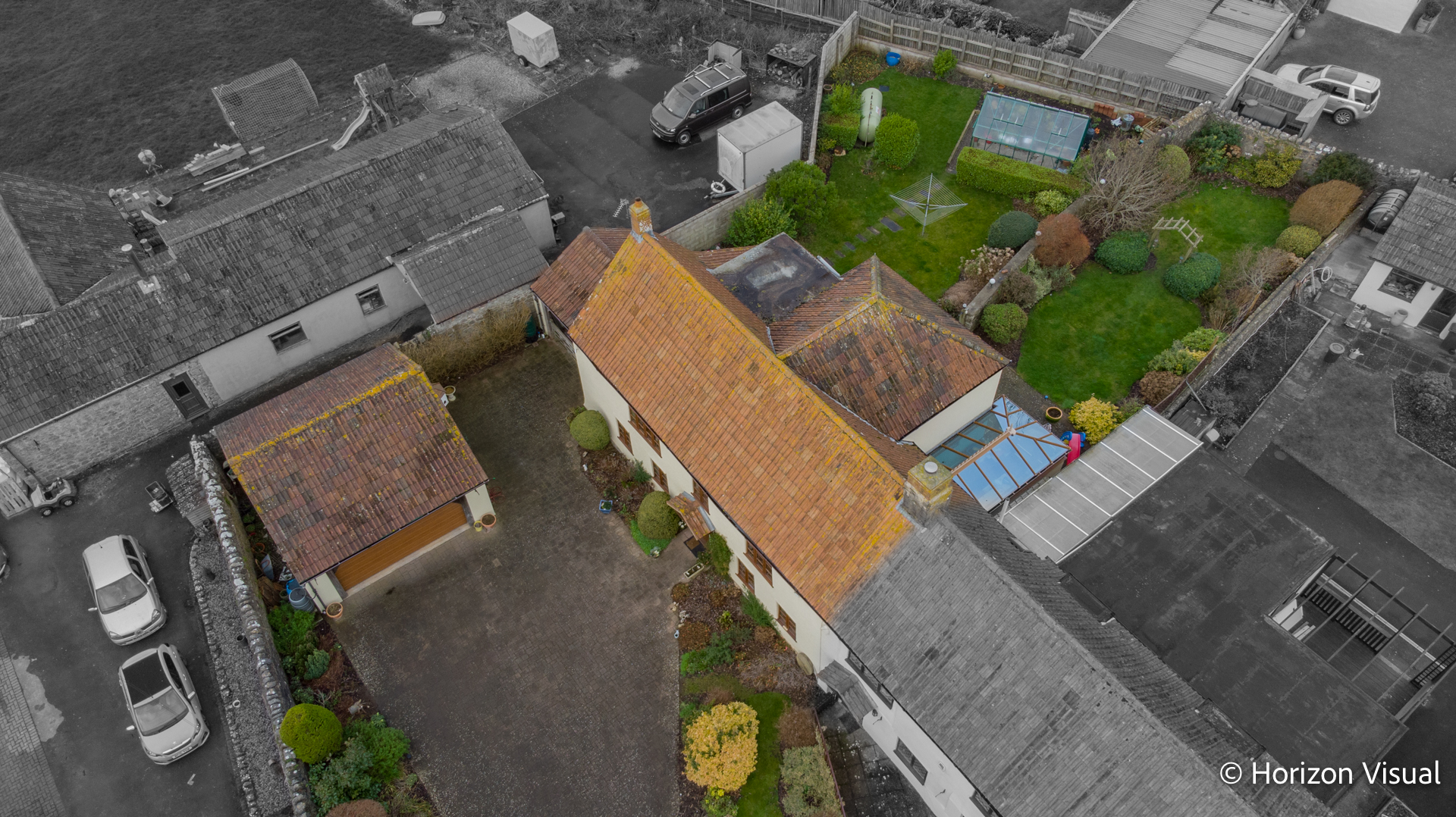 Aerial Drone Photography for Bloxham & Barlow Estate Agent in Wick St