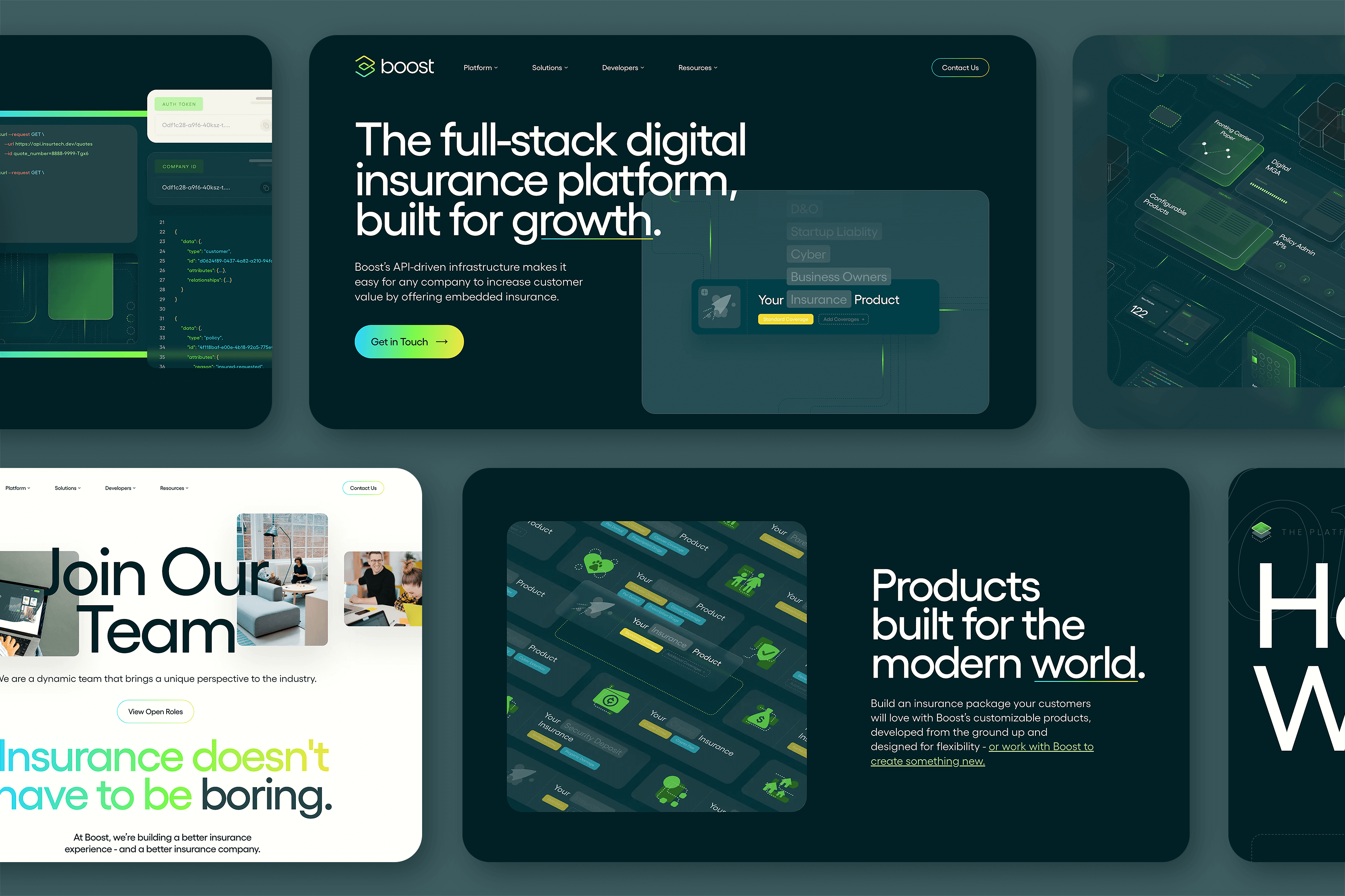 Taylor Meluch Portfolio: Boost Insurance Rebrand