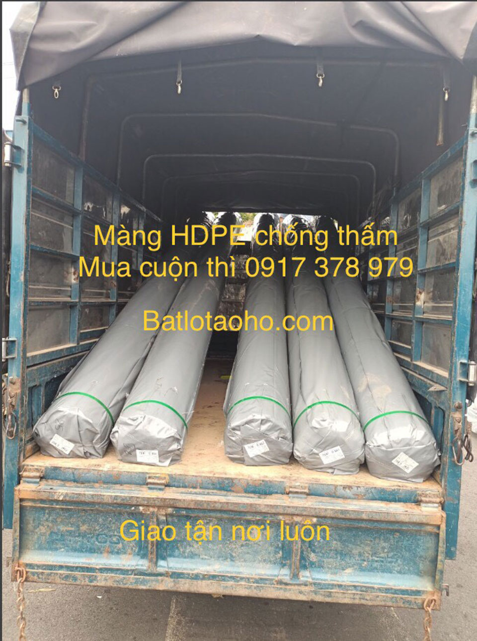 Vận chuyển bạt nhựa HDPE lót hồ chứa nước nuôi cá ở Vũng Tàu giá rẻ