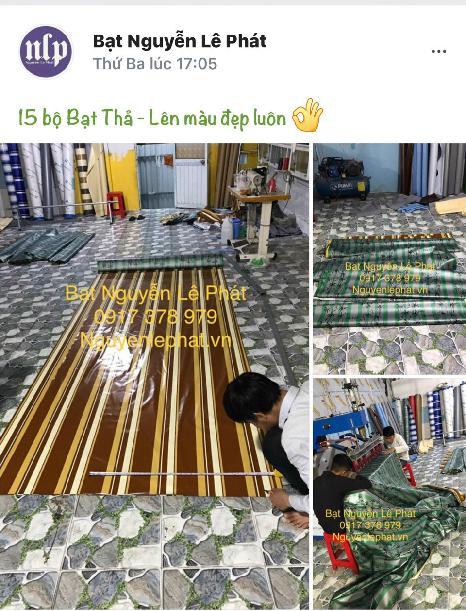 Báo giá bạt mái xếp di động