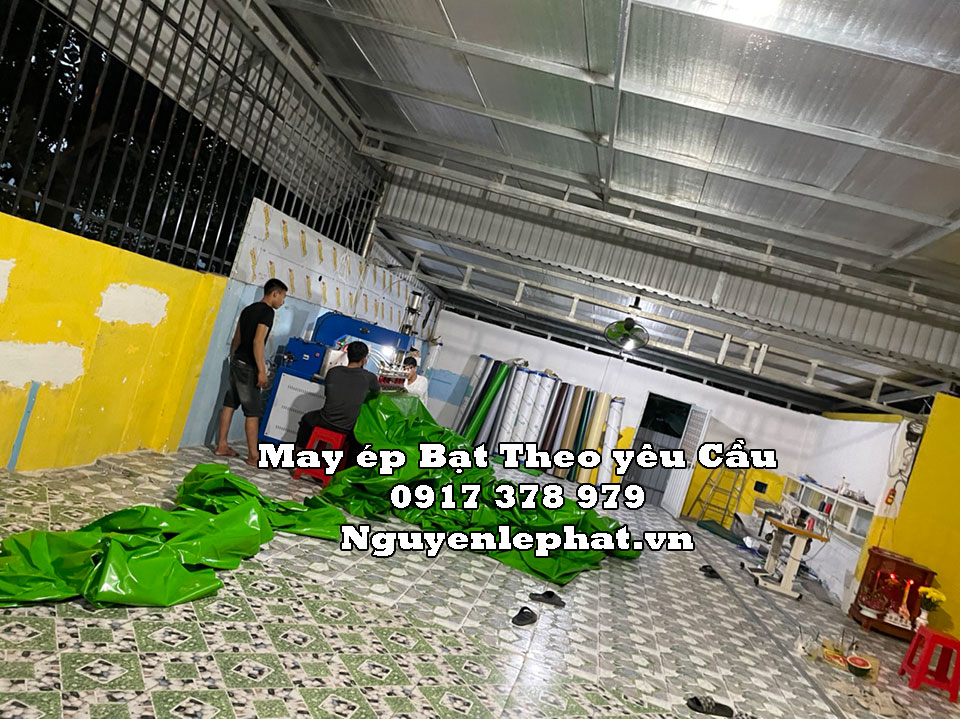 May ép bạt kéo ngoài trời rẻ