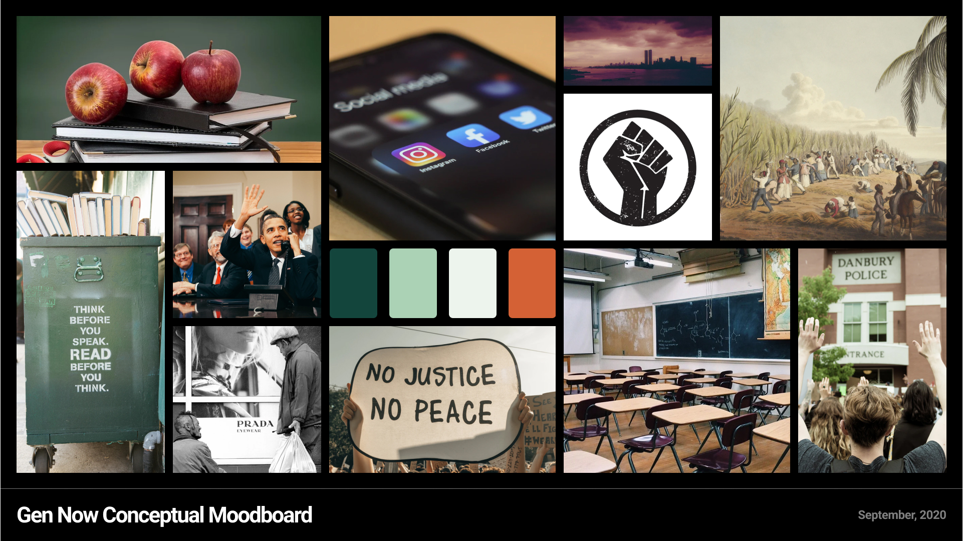 Gen NOW's moodboard