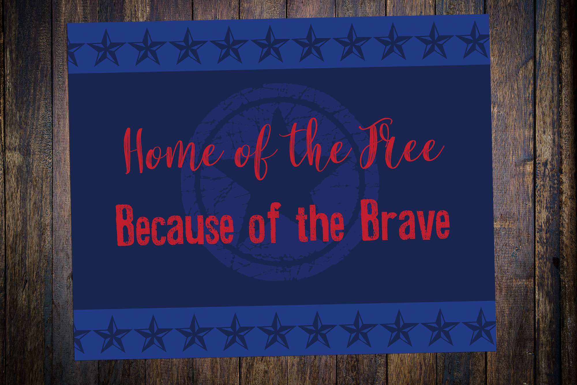 Free Patriotic Printable. Memorial Day Printable, Patriotic Prints, Home of the free because of the brave