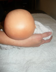Infant holding technique