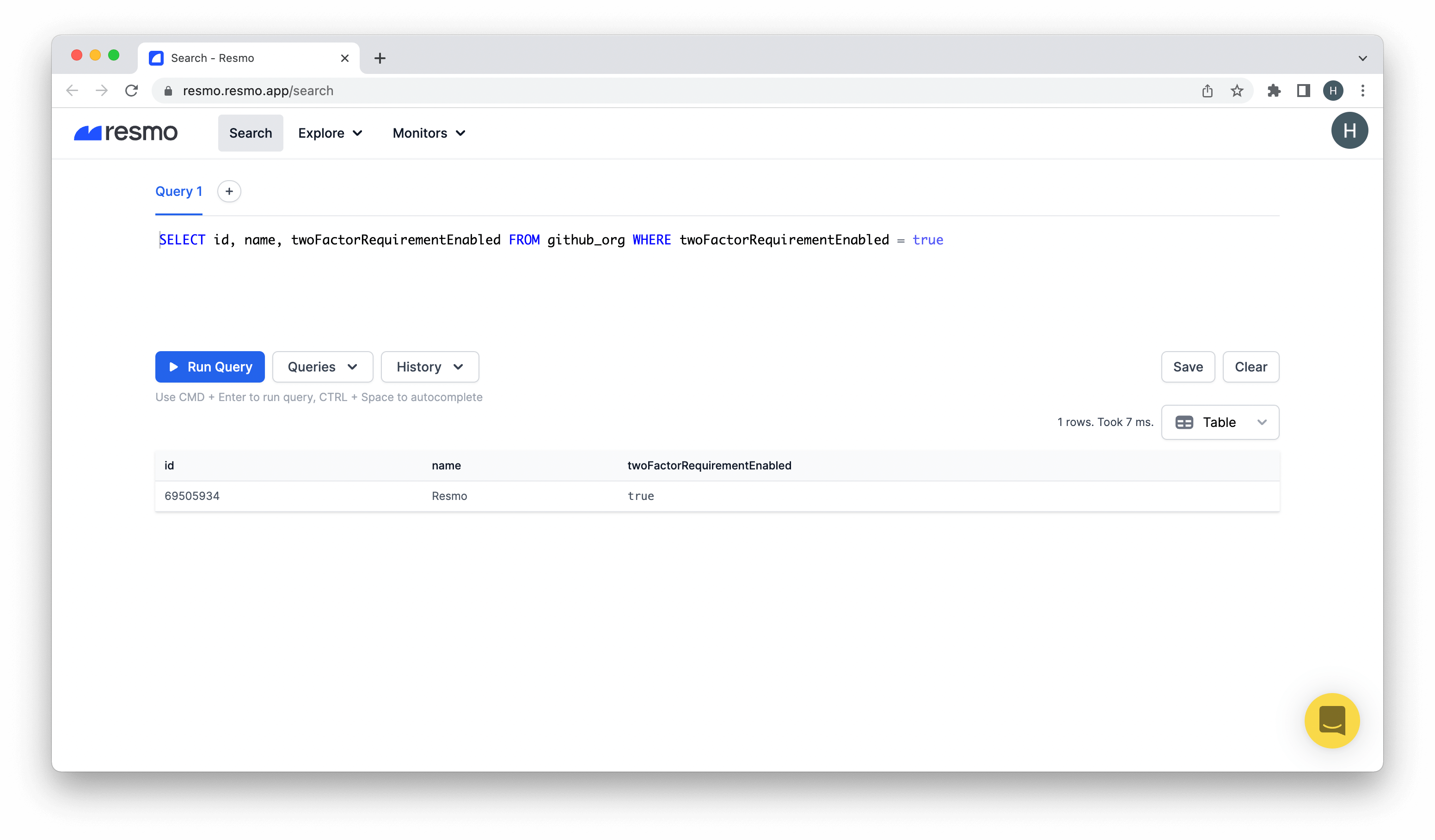 Control authentication and privacy configurations