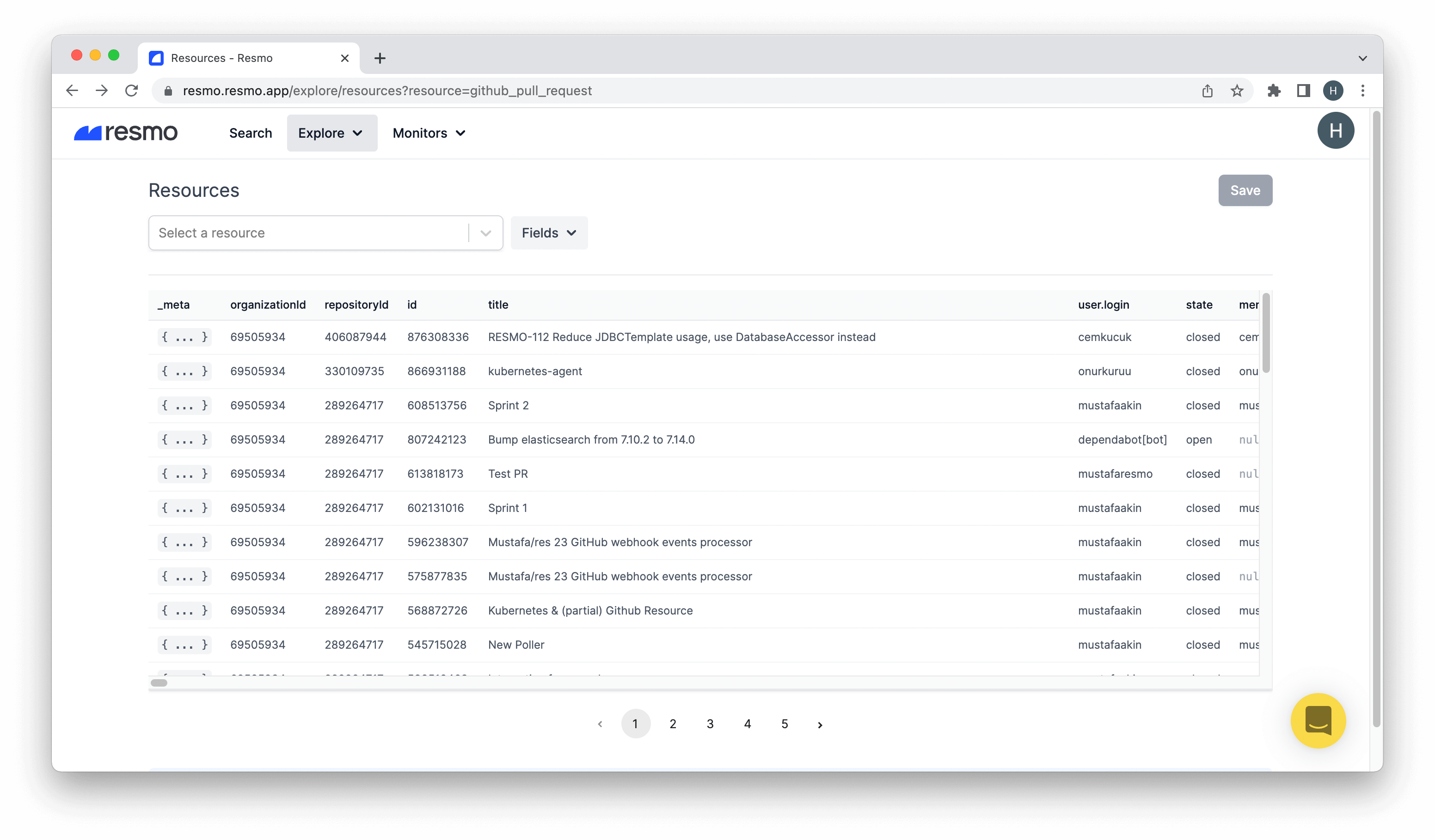 Gain in-context visibility into SaaS resources
