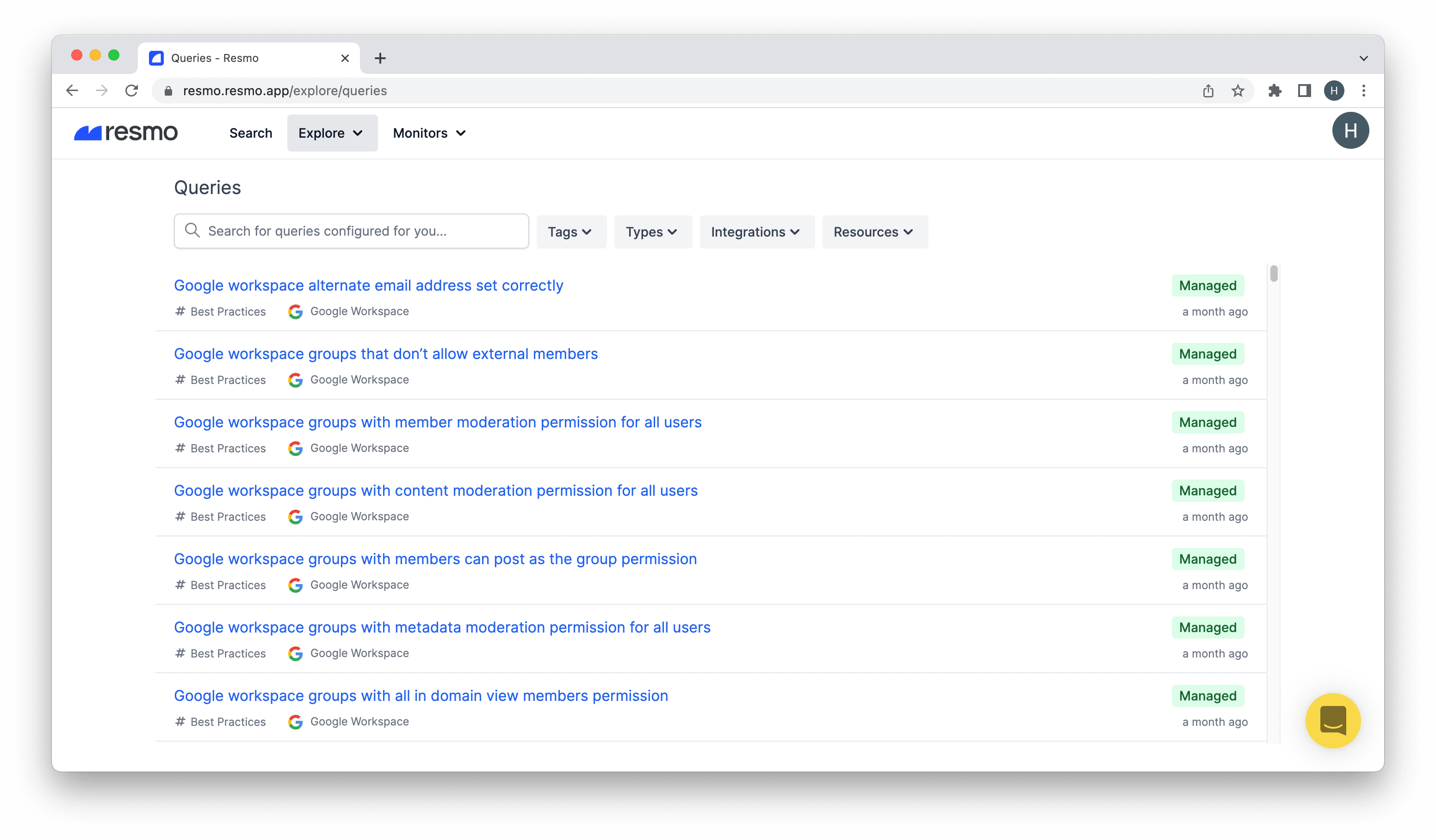 Visualize all resource monitoring in one place