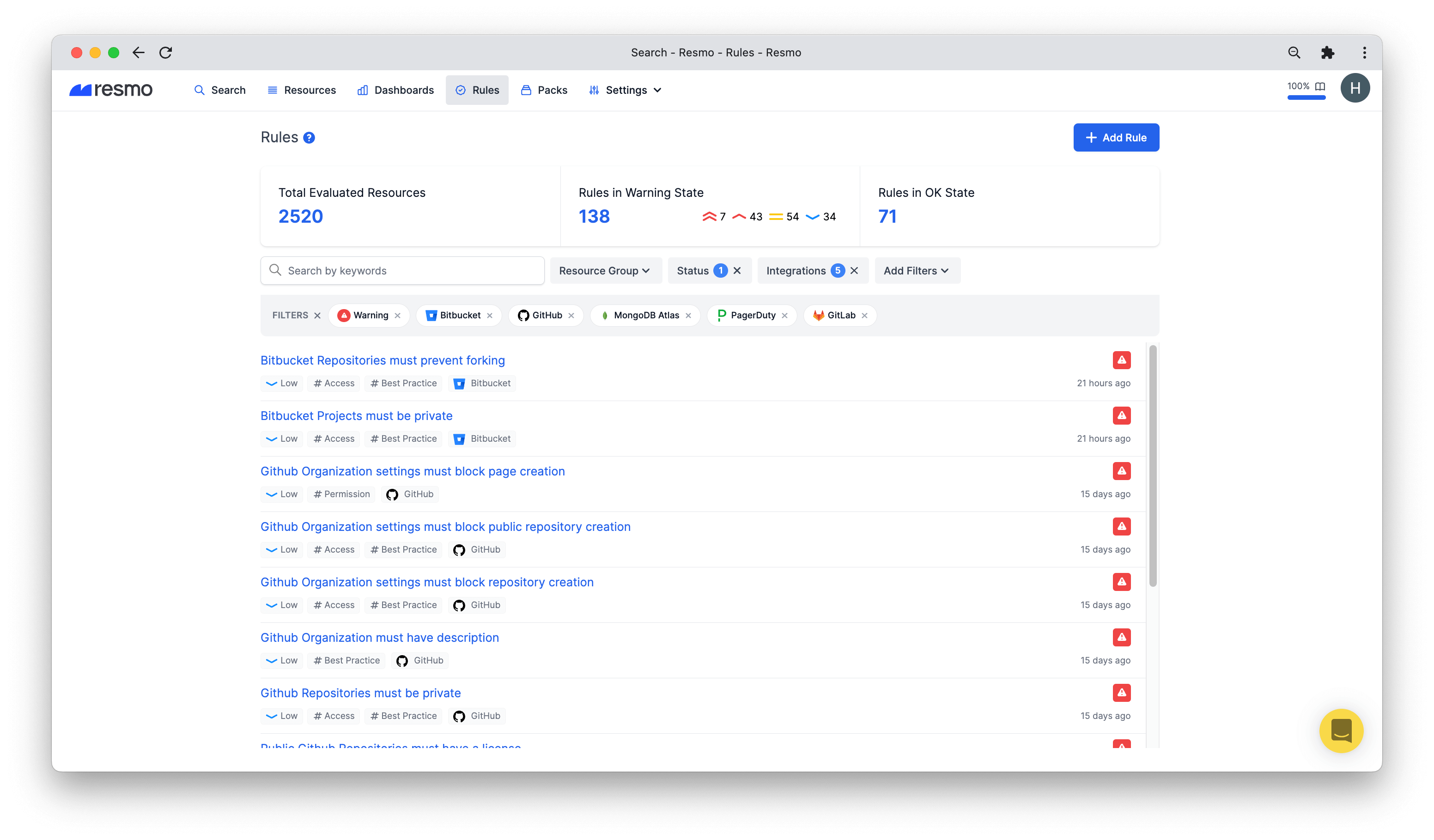 Track SaaS misconfigurations
