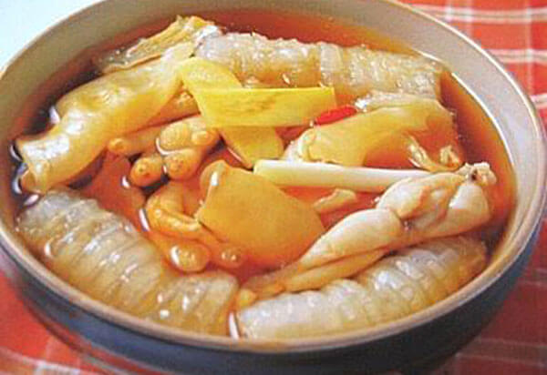 Gừng nấu bóng cá khô cải thiện sinh lý