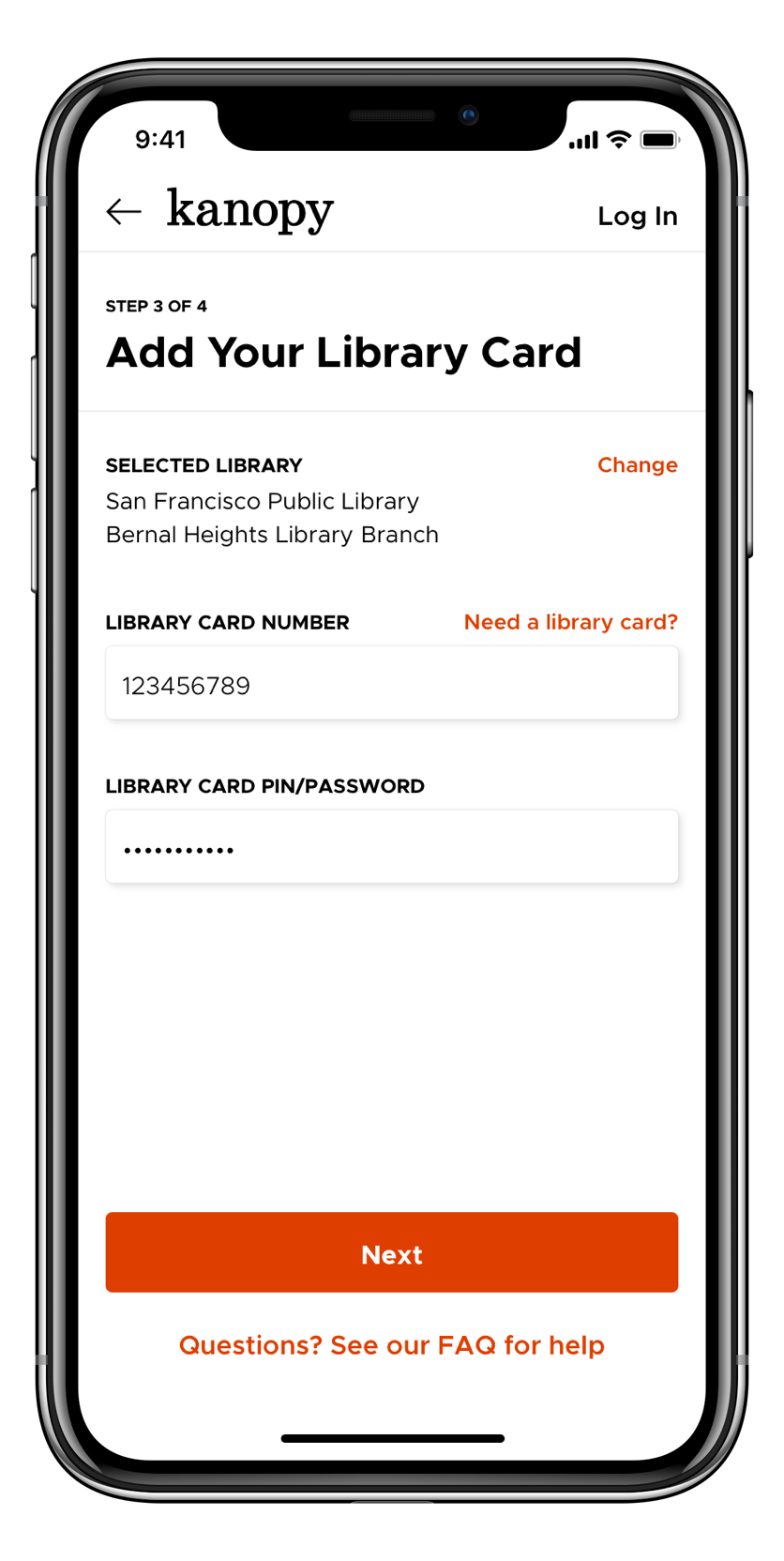 kanopy login