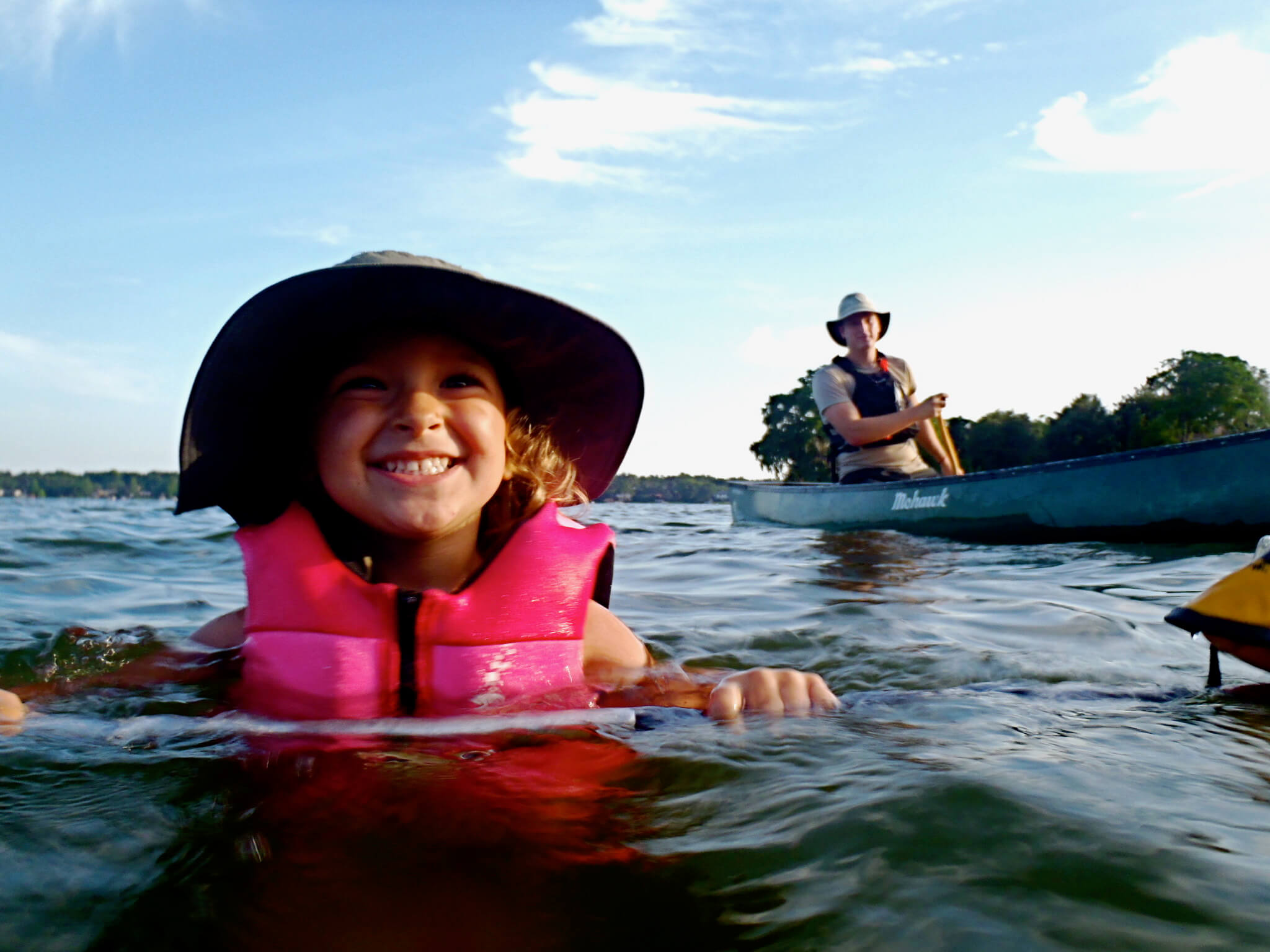 Kayaking is fun for the whole family.