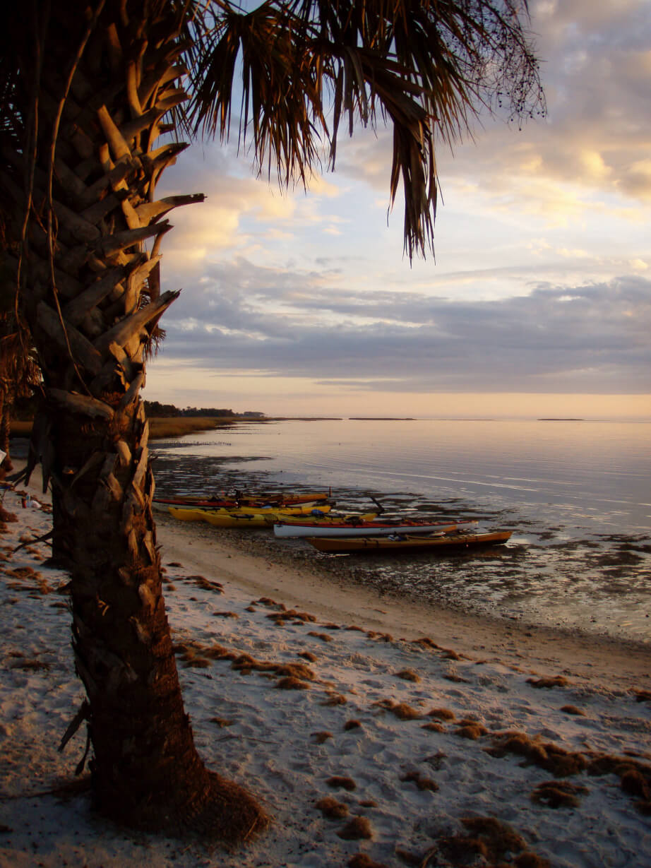 Gorgeous view at the Big Bend Saltwater Paddling Trail.