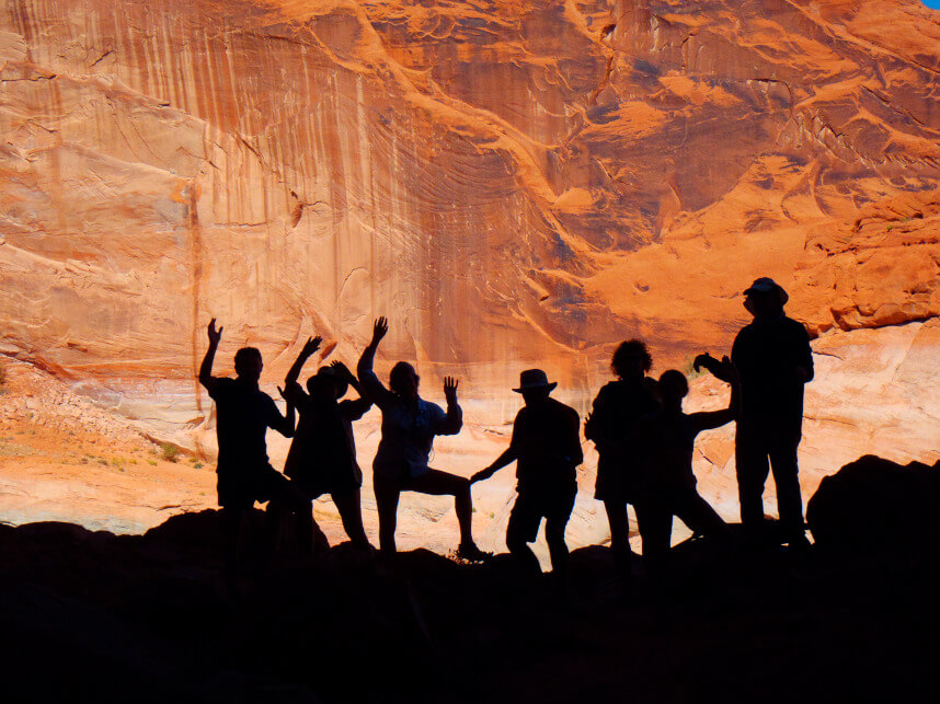 Shadow play within the canyon.