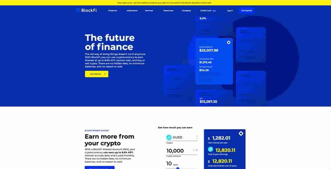 Blockfi bitcoin interest account
