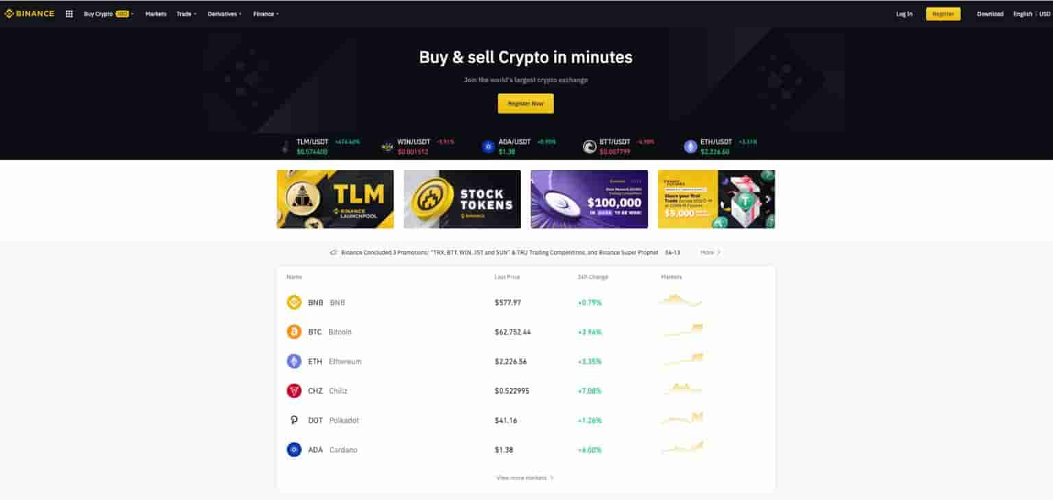 Binance crypto savings account