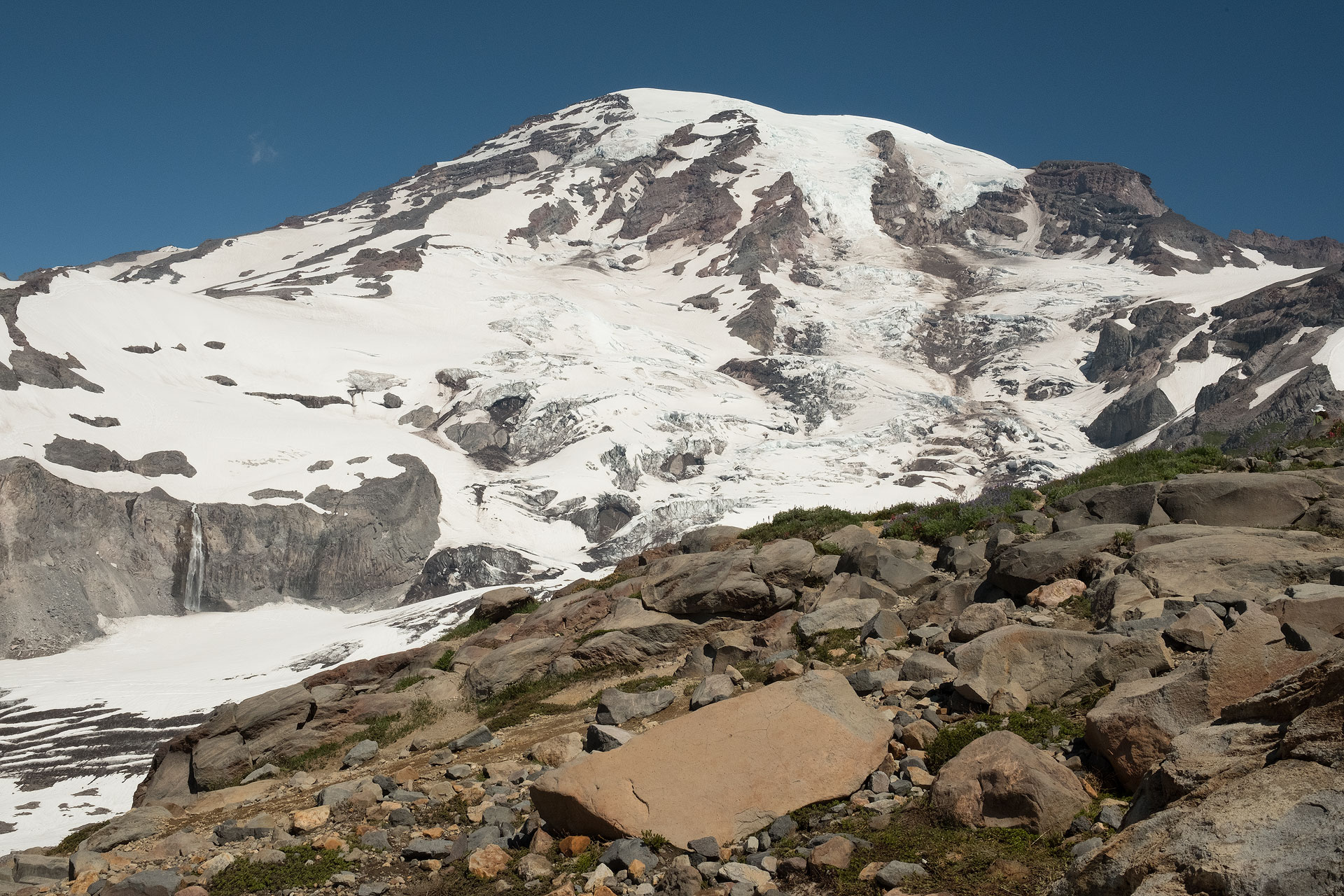 Daytime shot of a mountain