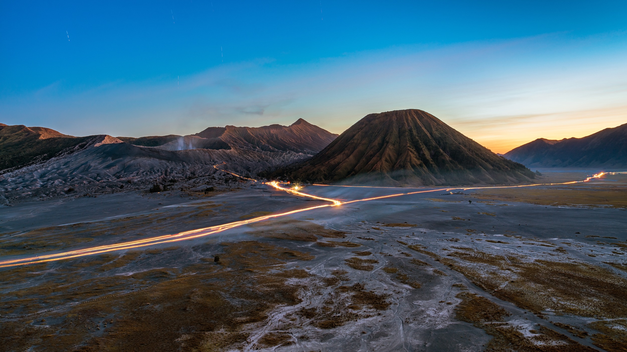 Dusk at Mount Bromo, Indonesia