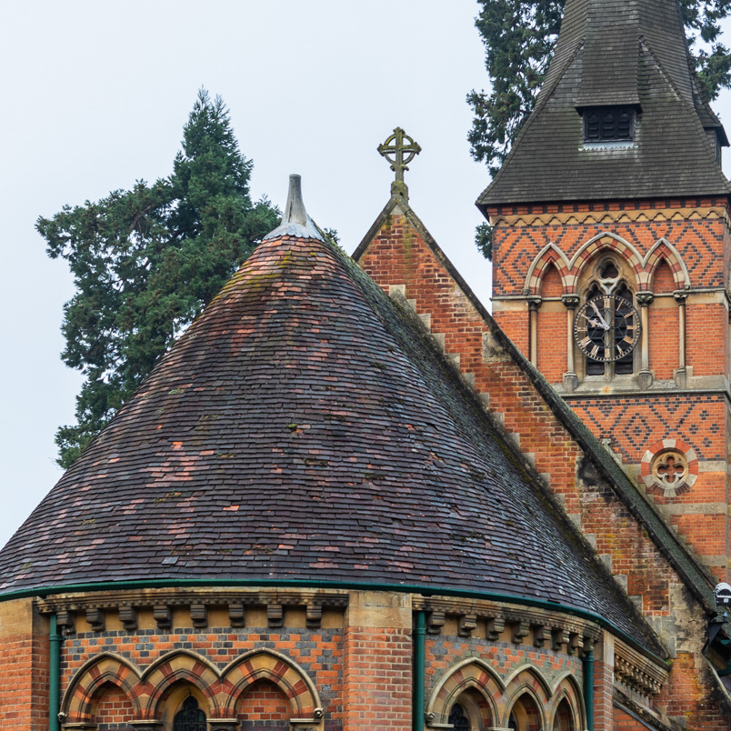 Photo of a church with a slightly soft shutter speed