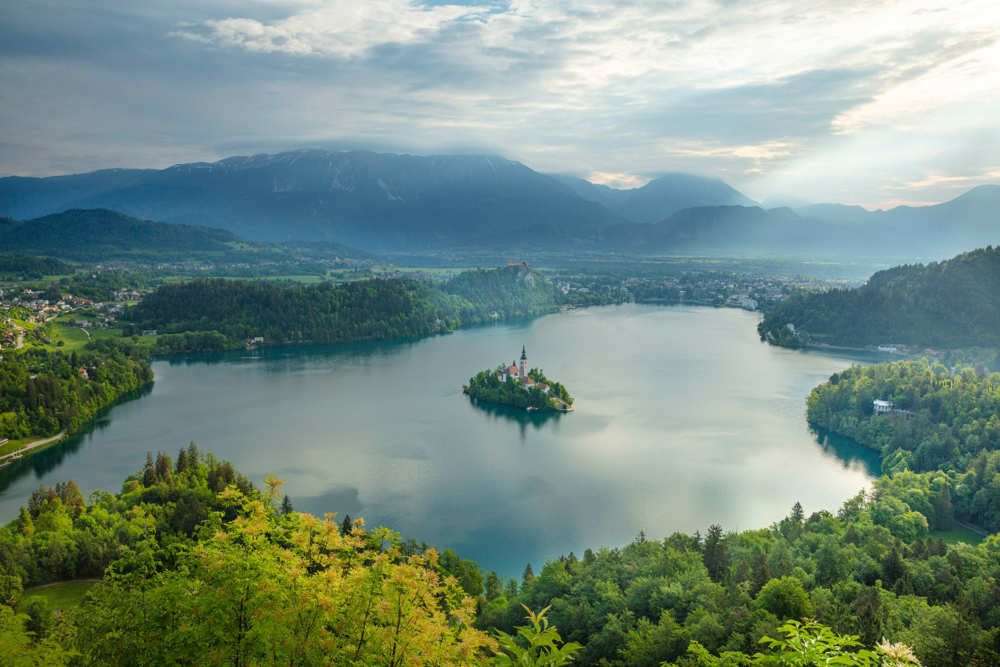 View over Lake Bled, Slovenia