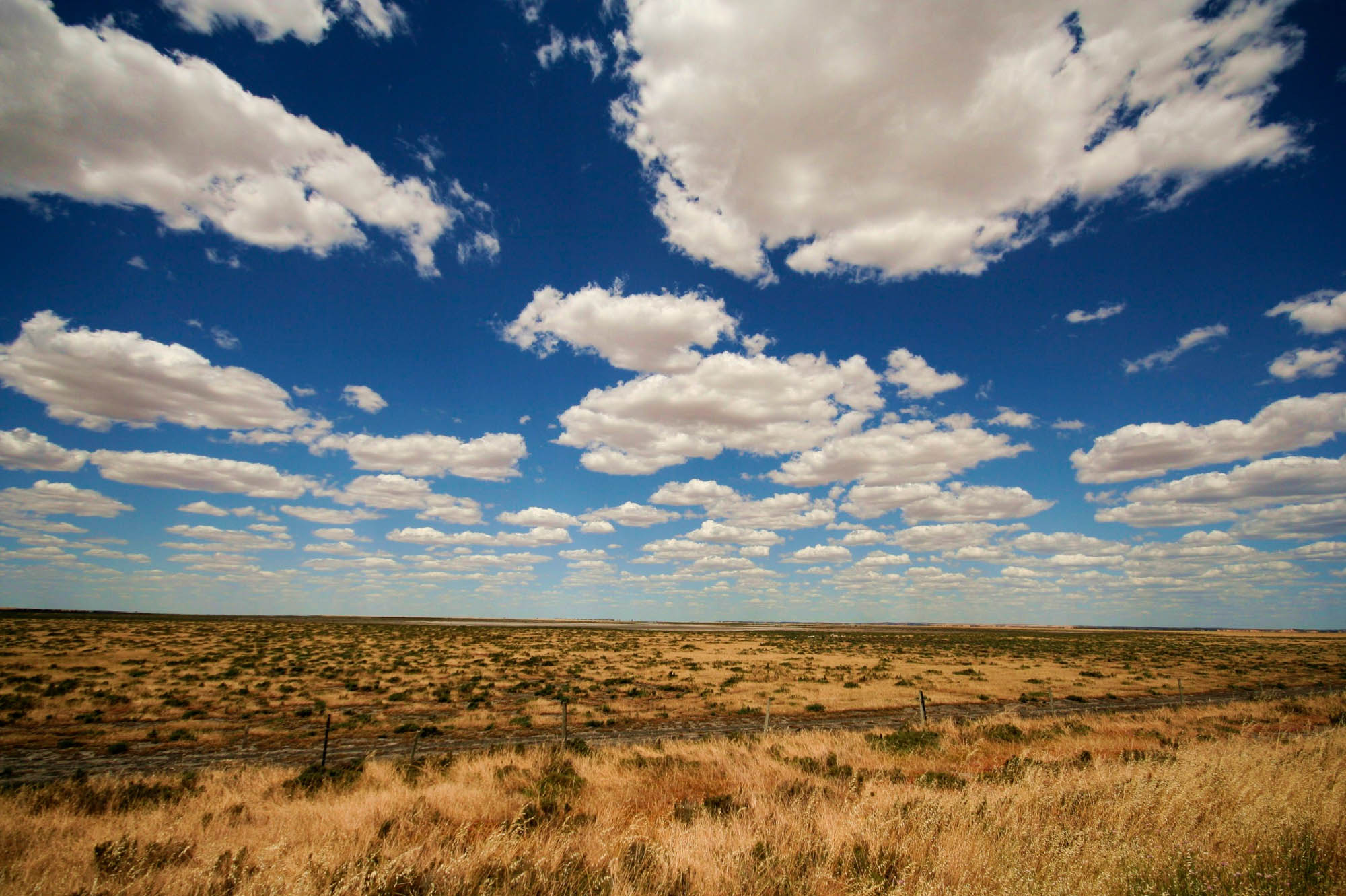Cloud formations in the Australian wilderness