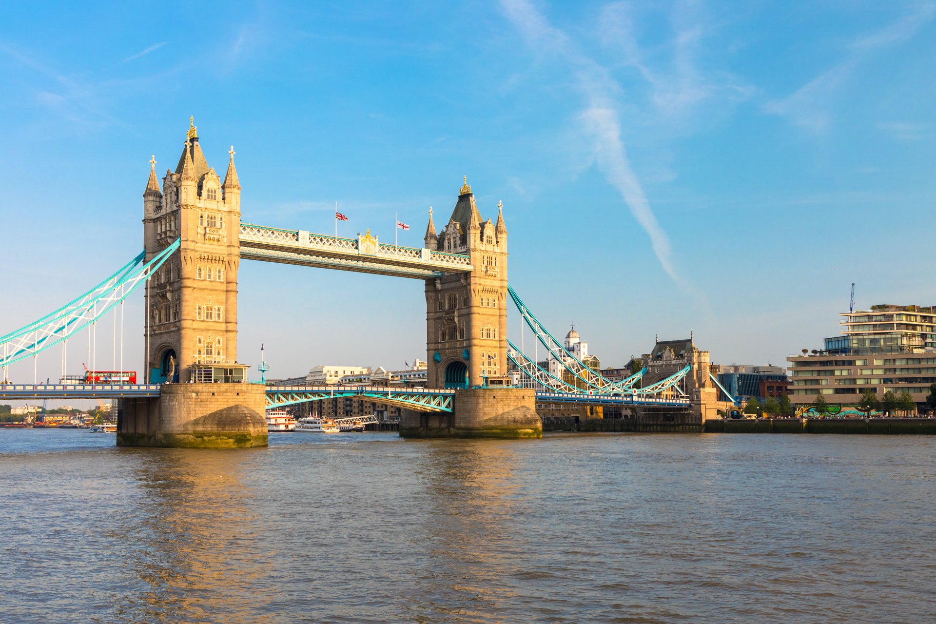 Tower Bridge, London, during the day taken with a full frame camera