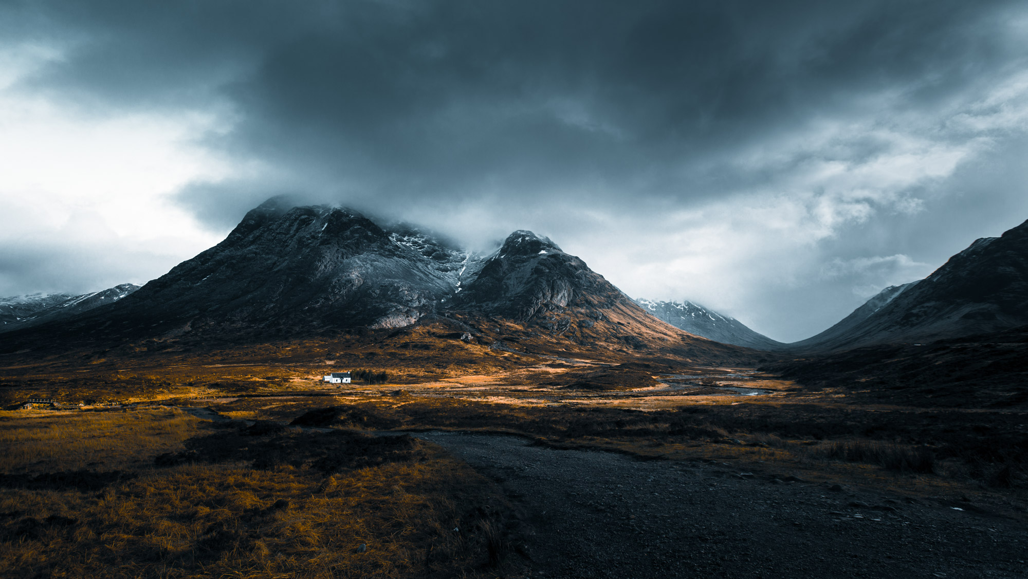 The mountains of Glencoe, Scotland.