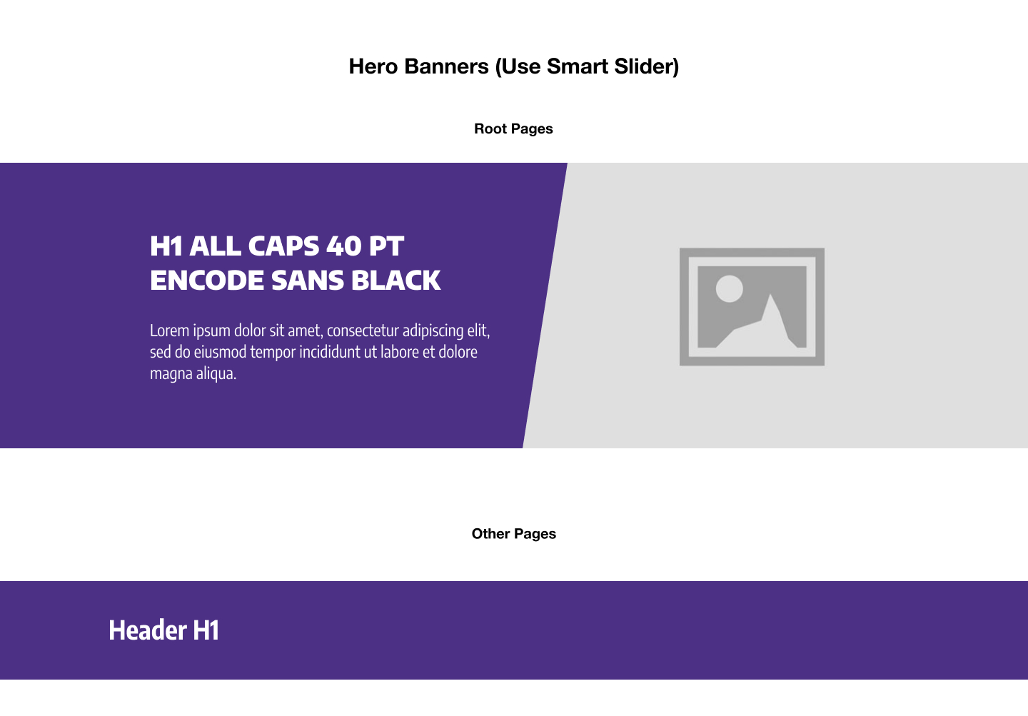 Hero banners that I designed as part of the CoMotion design system.