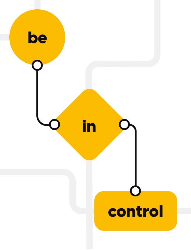 "Be in control"