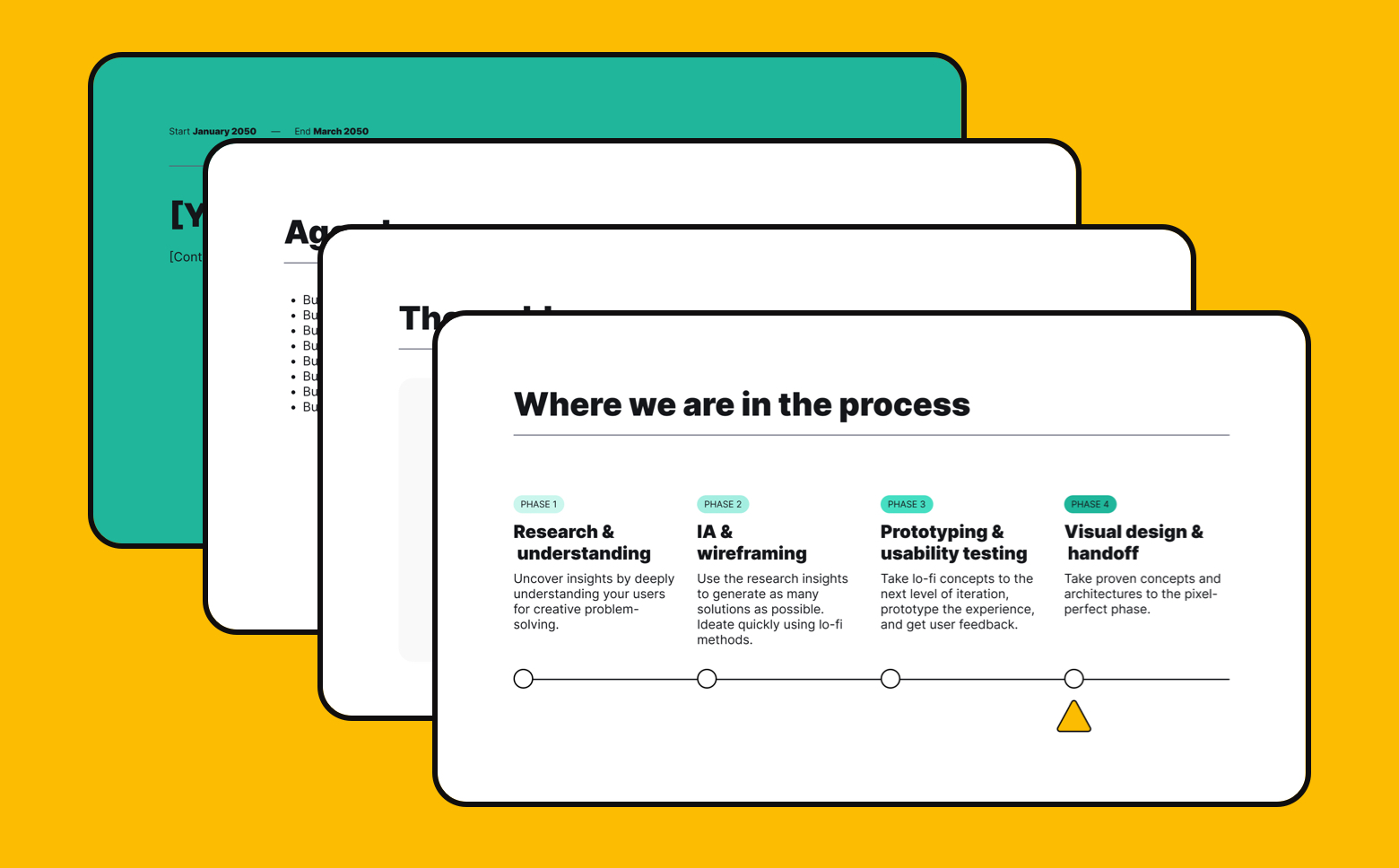 Image of pre-made slides