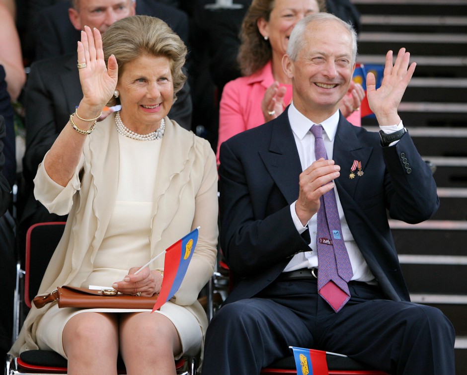Mother and father of Crown Prince Alois,
