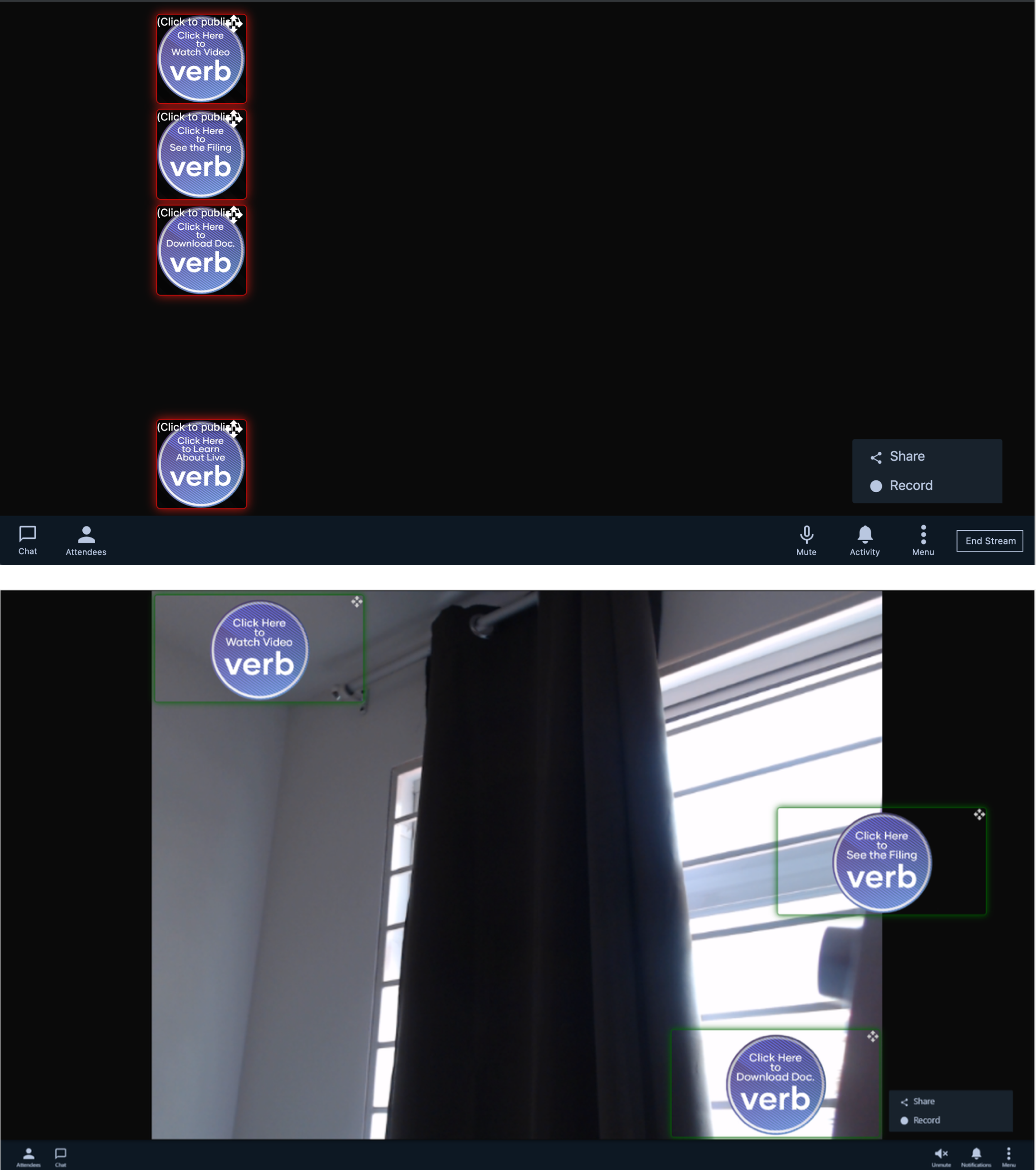 Engineering proof of concept with toggle controls