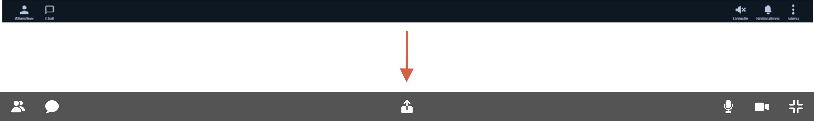 Redesigned control bar