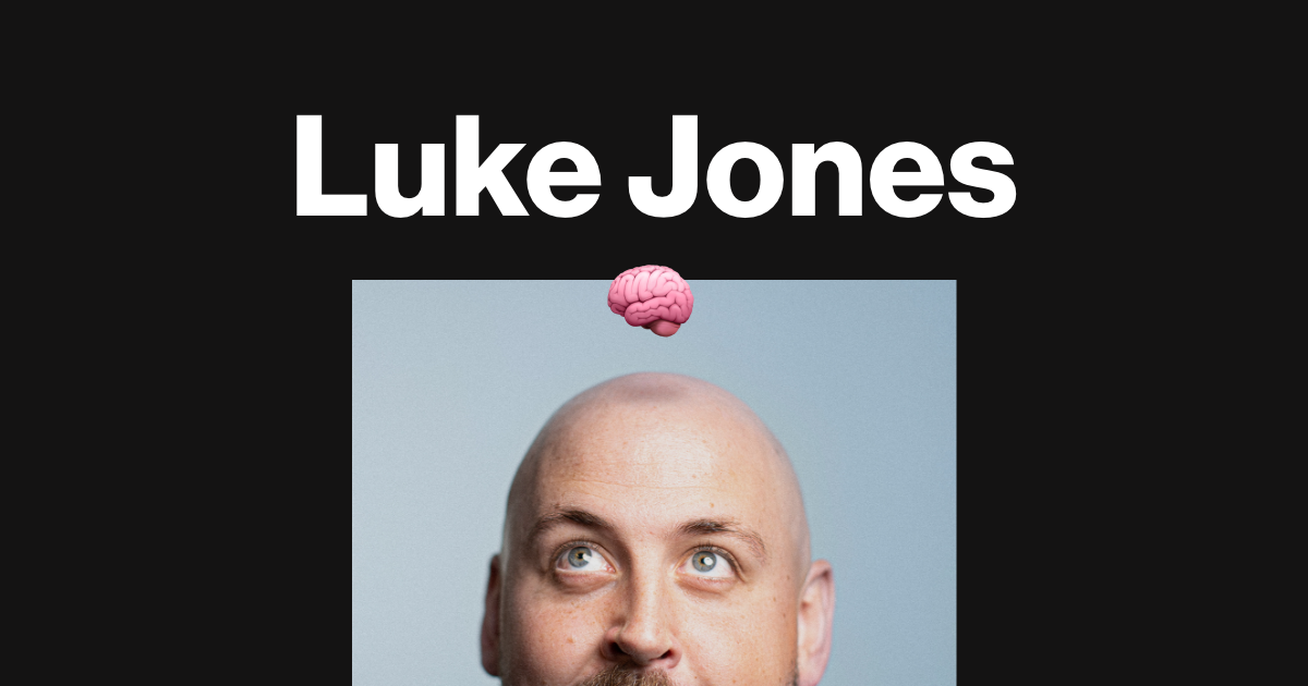 Luke Jones – Writer. Creator. Maker of Things.