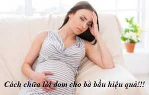 cách chữa lòi dom cho bà bầu
