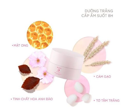 kem dưỡng trắng da senka ban đêm
