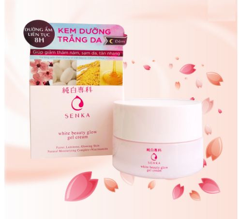 kem dưỡng trắng senka