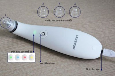 cấu tạo máy hút mụn