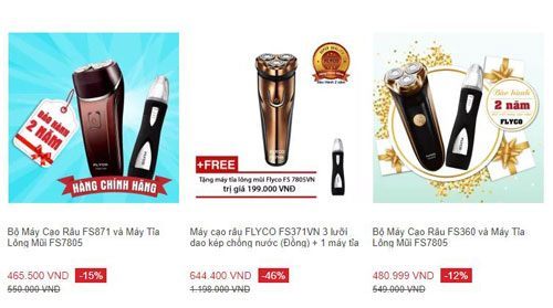 máy cạo râu tiki