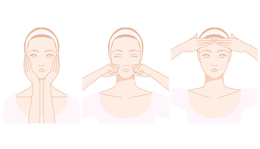 massage trán ngăn ngừa nếp nhăn