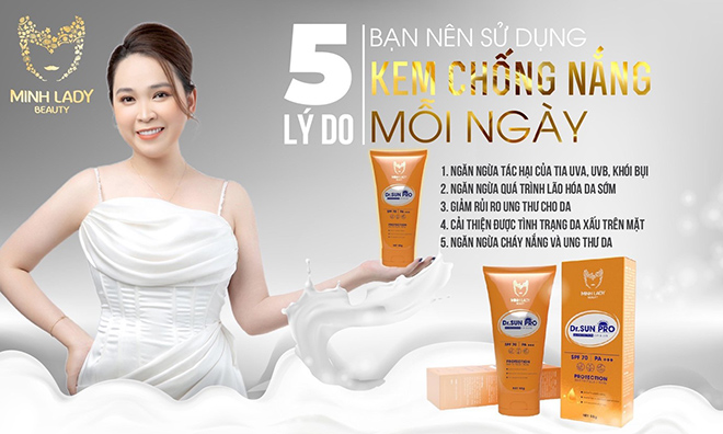 Kem chống nắng Dr Sun Pro – Bí quyết lưu giữ nét thanh xuân ngọt ngào - 1