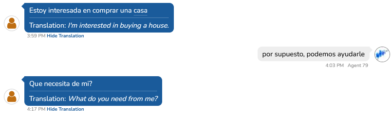 Spanish Translate Example
