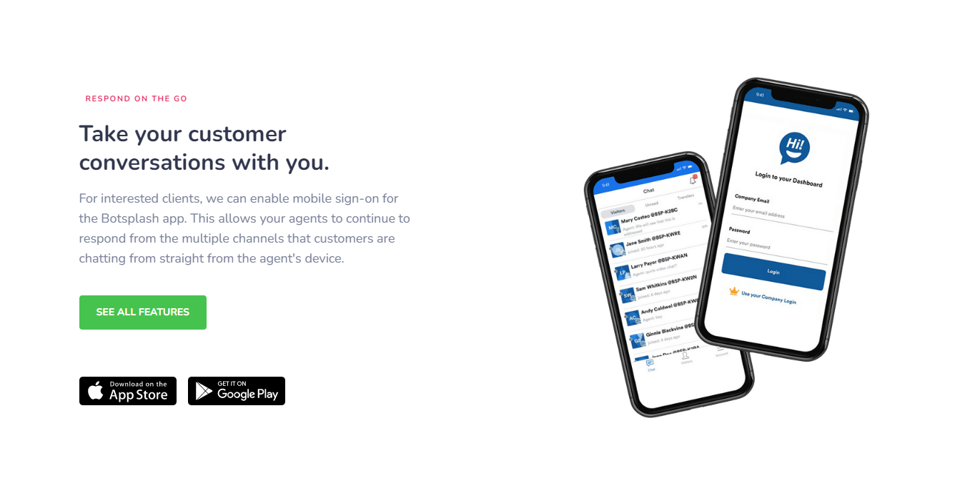 Botsplash Mobile App