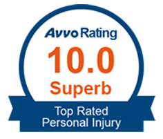 Avvo 10.0 superb rating personal injury