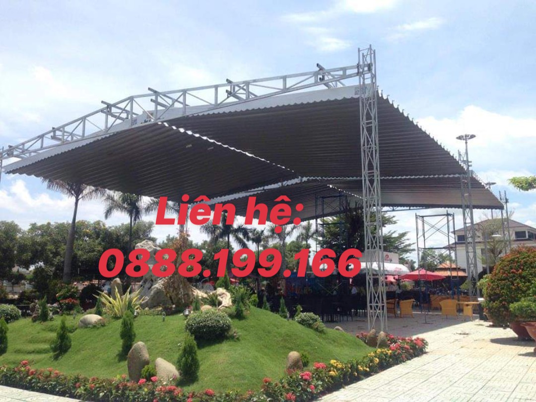THIẾT KẾ LẮP ĐẶT MÁI XẾP DI ĐỘNG CHO QUÁN CÀ PHÊ, MẪU MÁI XẾP ĐẸP