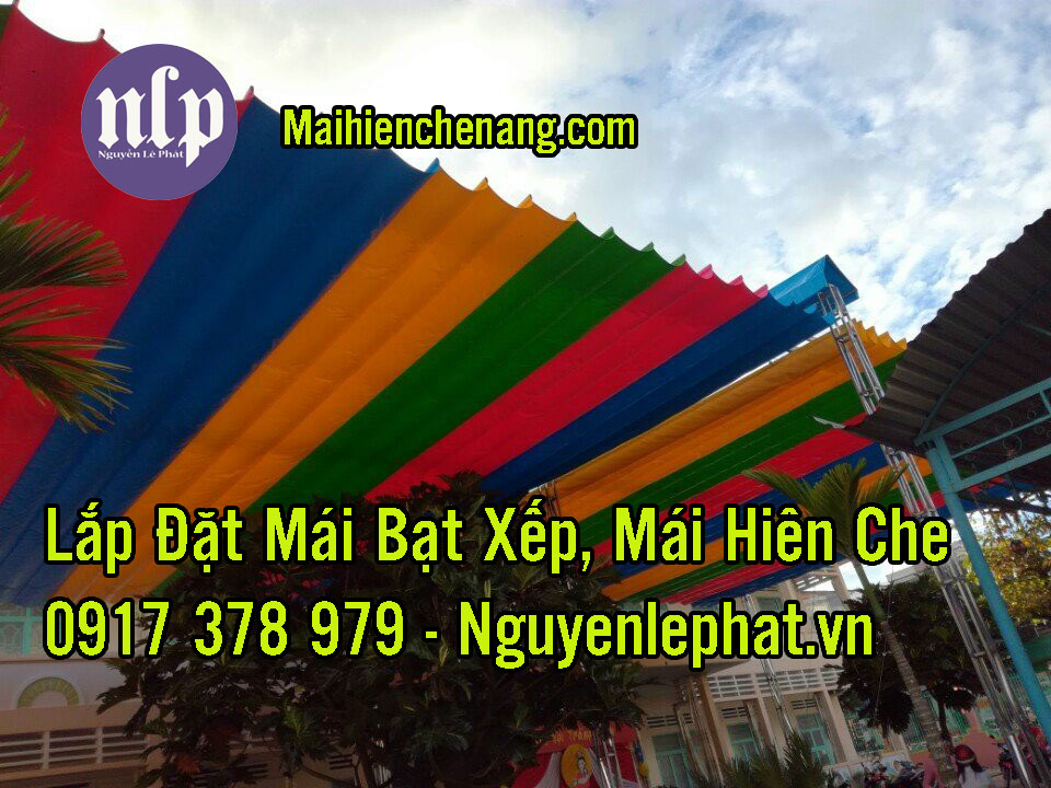 #1 Báo giá lắp đặt mái bạt xếp lượn sóng di động Hà Nội, TPHCM