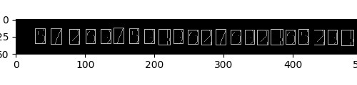 Character Bounding Box on Cropped Image