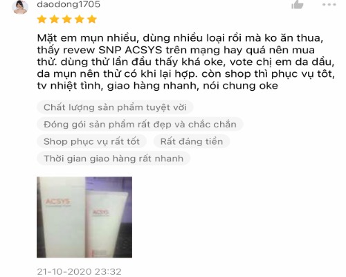 Đánh giá từ khách hàng.