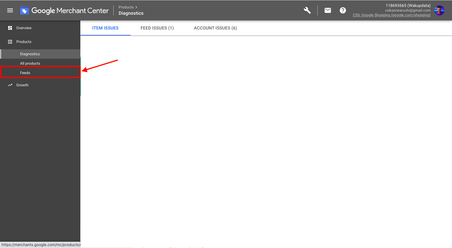 Get it from your Google Merchant Centre account 1
